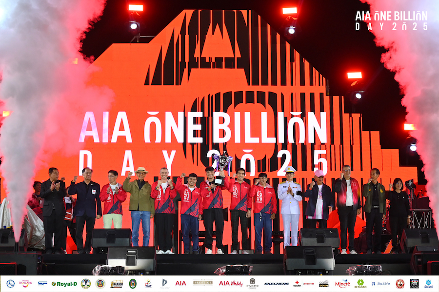 AIA ONE BILLION DAY 2025 รวมพลังคนรักสุขภาพกว่า 10,000 ชีวิต ร่วมสร้างสุขภาพที่ดี